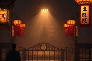 第九张底片封面：暗房红灯与晾着的胶片